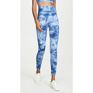 FREE PEOPLE good karma blue rogue leggings size medium/large